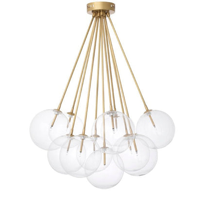 Molecule Chandelier - Antique Brass