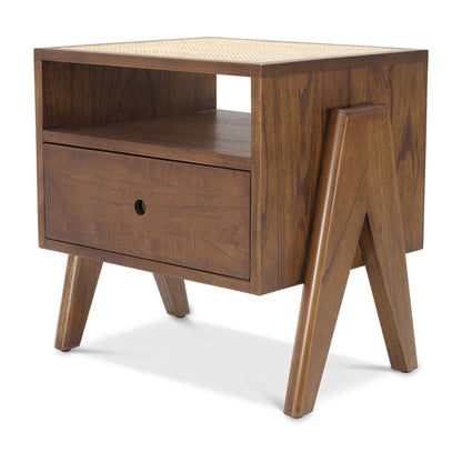 Latour Bedside Table - Brown