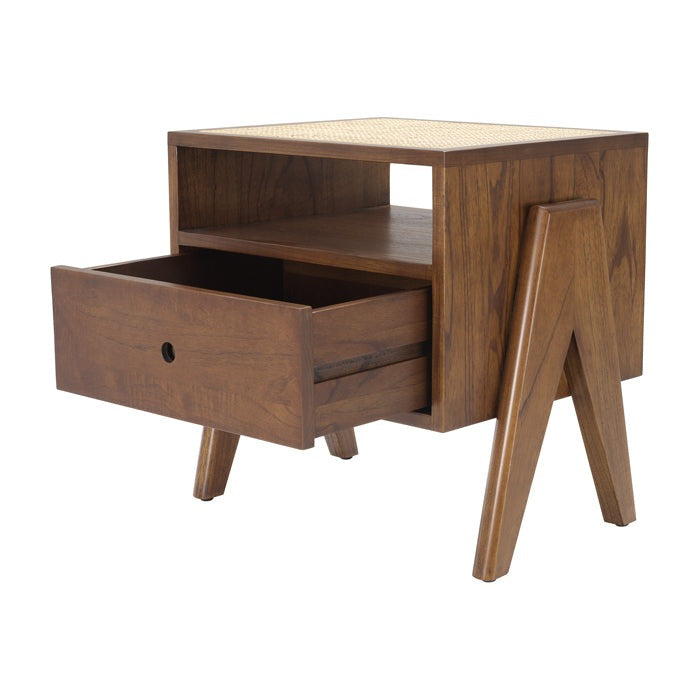 Latour Bedside Table - Brown
