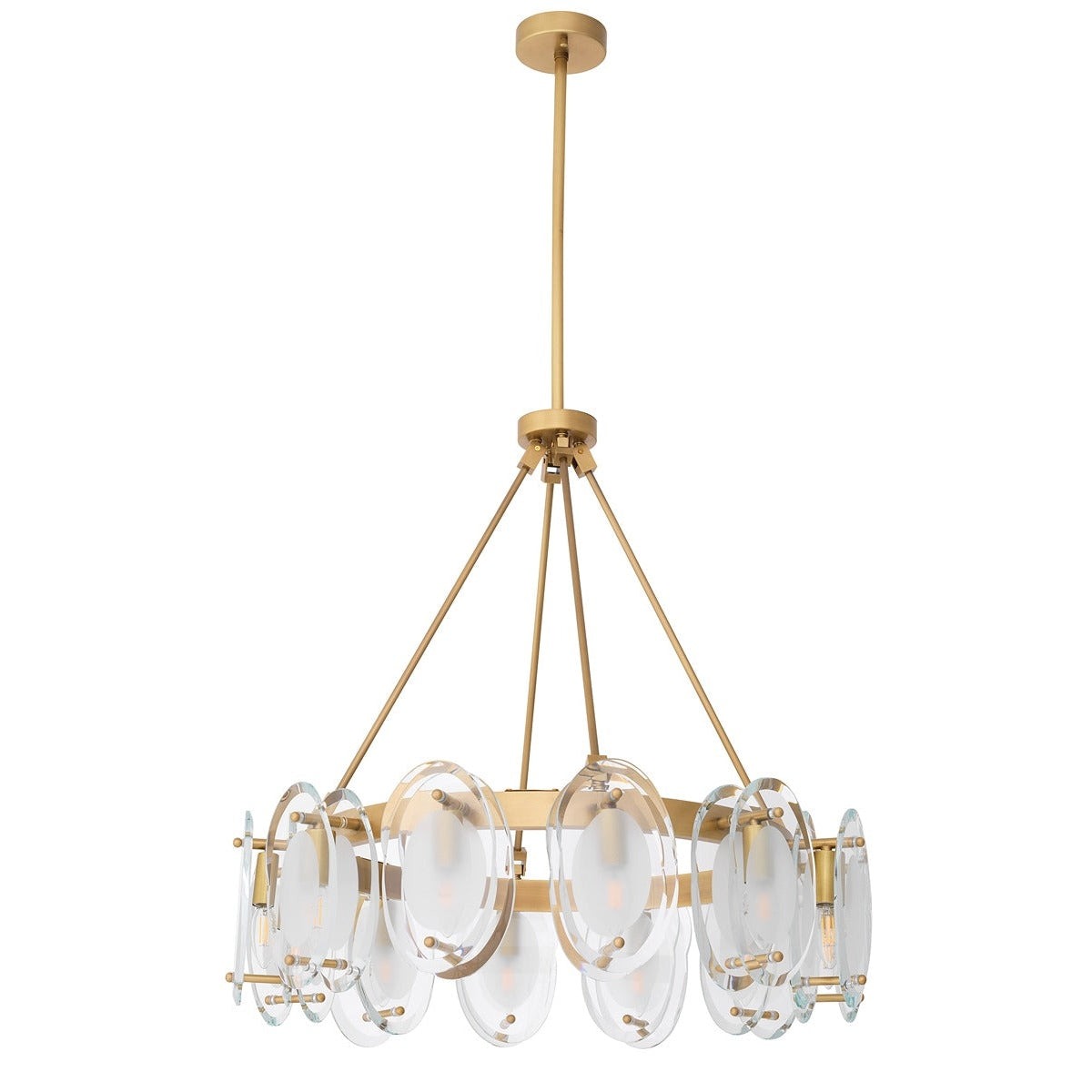 Sublime Chandelier - Antique Brass Finish