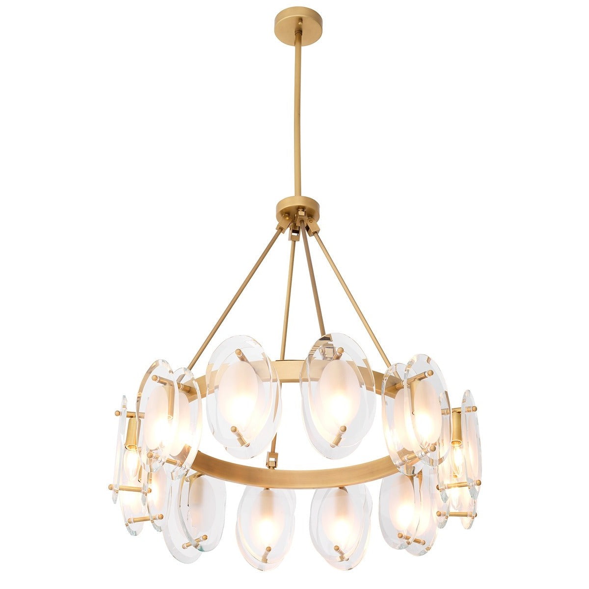 Sublime Chandelier - Antique Brass Finish
