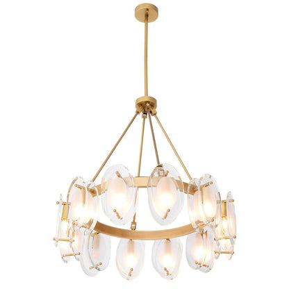 Sublime Chandelier - Antique Brass Finish