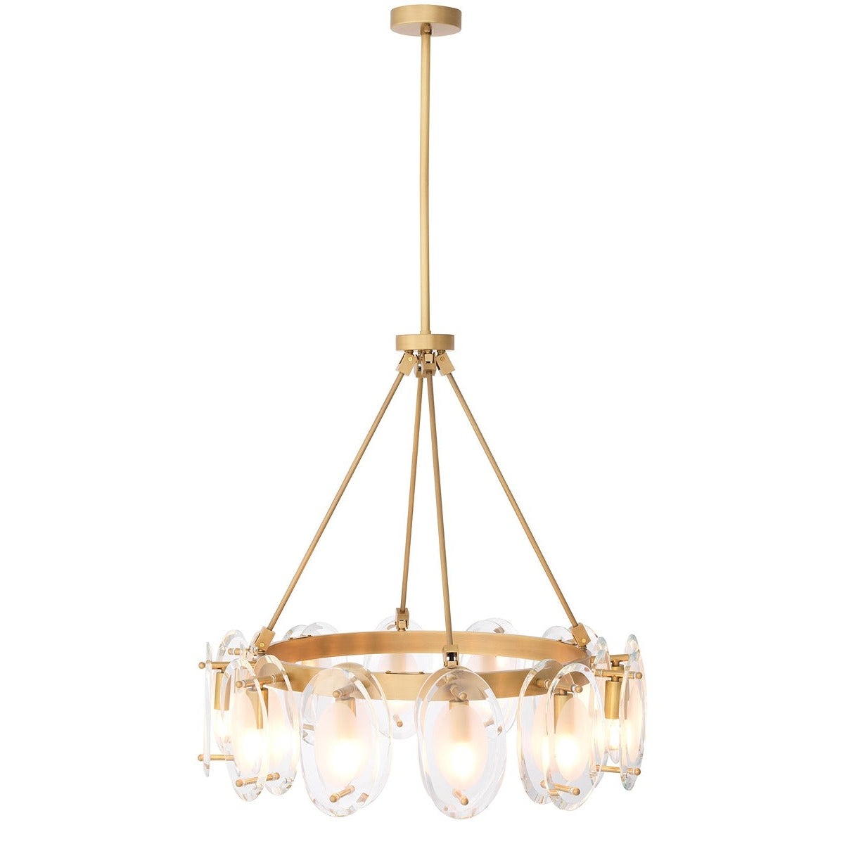 Sublime Chandelier - Antique Brass Finish