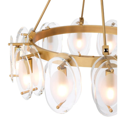 Sublime Chandelier - Antique Brass Finish