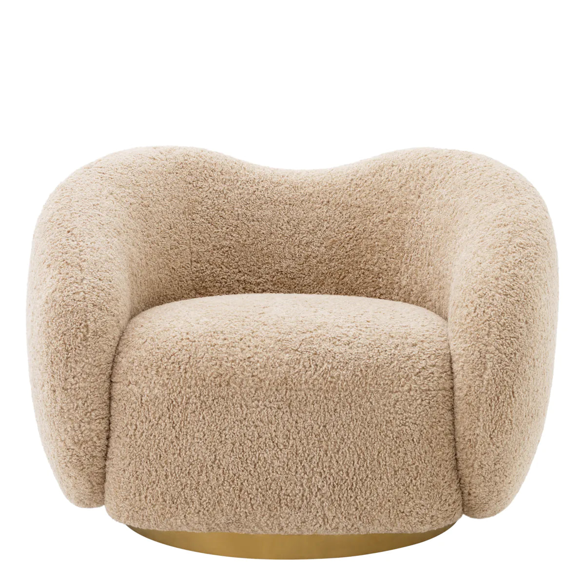 Diego Swivel Chair - Canberra Sand