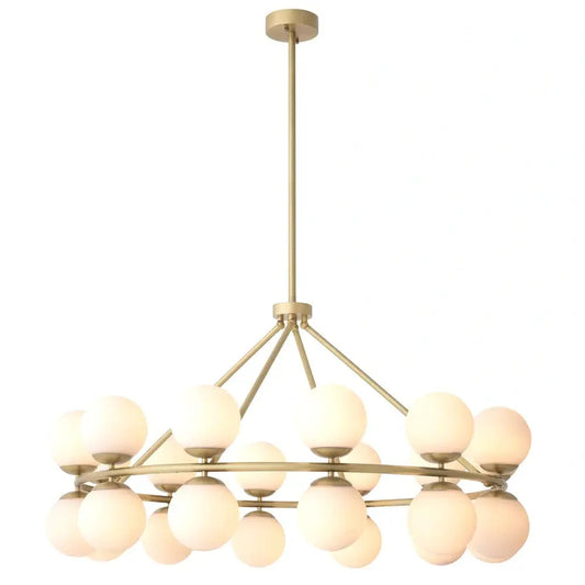 Hutchinson Chandelier - Antique Brass Finish | Outlet