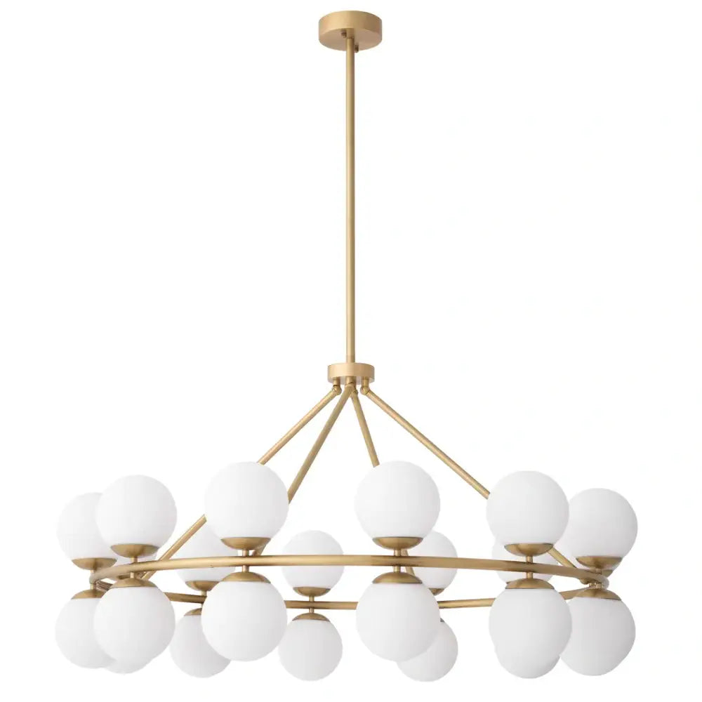 Hutchinson Chandelier - Antique Brass Finish | Outlet
