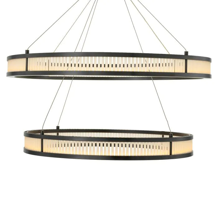 Damien Double Chandelier - Bronze