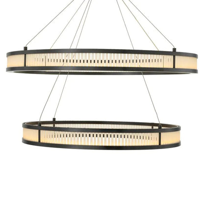 Damien Double Chandelier - Bronze