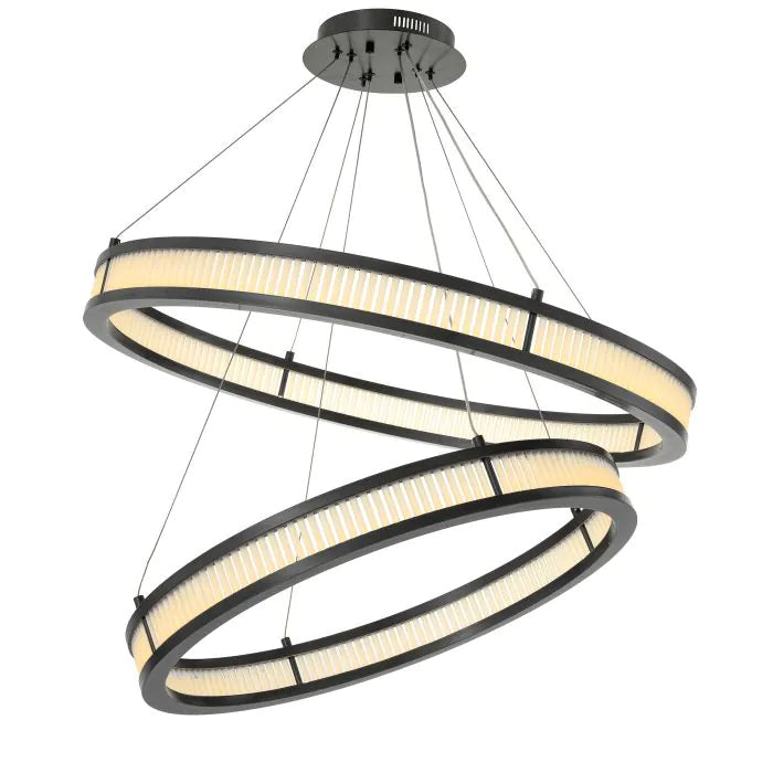 Damien Double Chandelier - Bronze