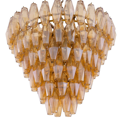 Benini Small Chandelier - Antique Brass