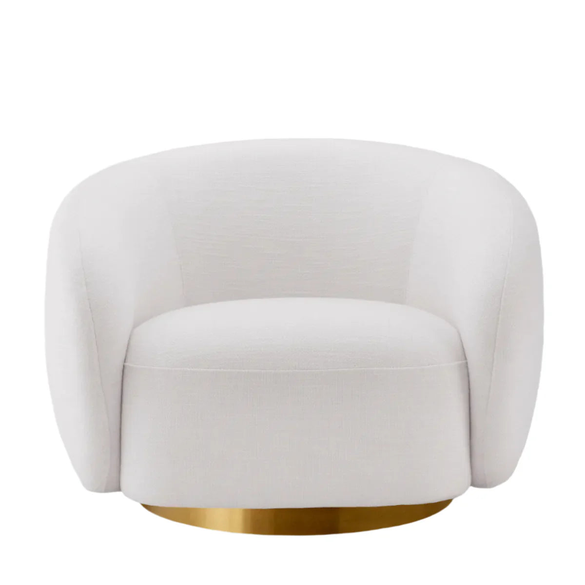 Brice Swivel Chair - Avalon White