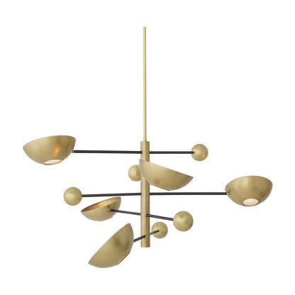 Salinas Chandelier - Antique Brass