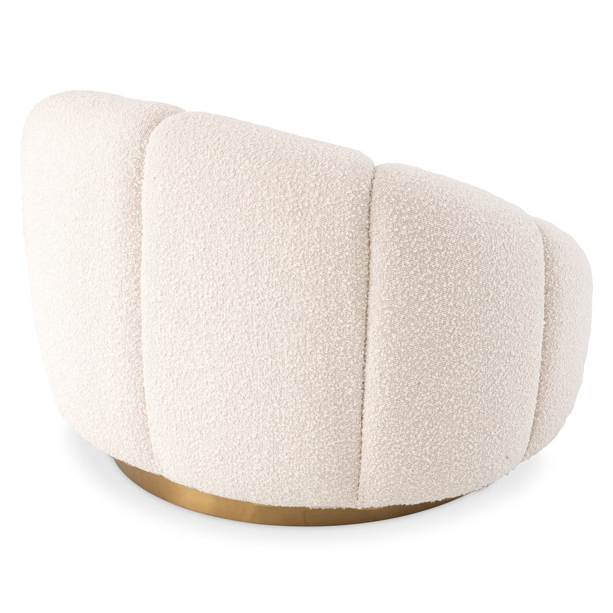 Inger Swivel Chair - Bouclé Cream