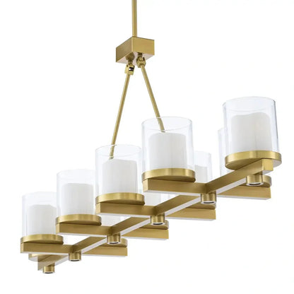 Donovan Chandelier - Antique Brass Finish