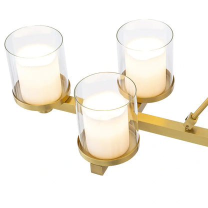 Donovan Chandelier - Antique Brass Finish