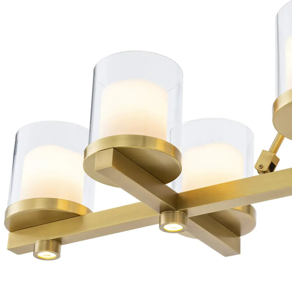 Donovan Chandelier - Antique Brass Finish