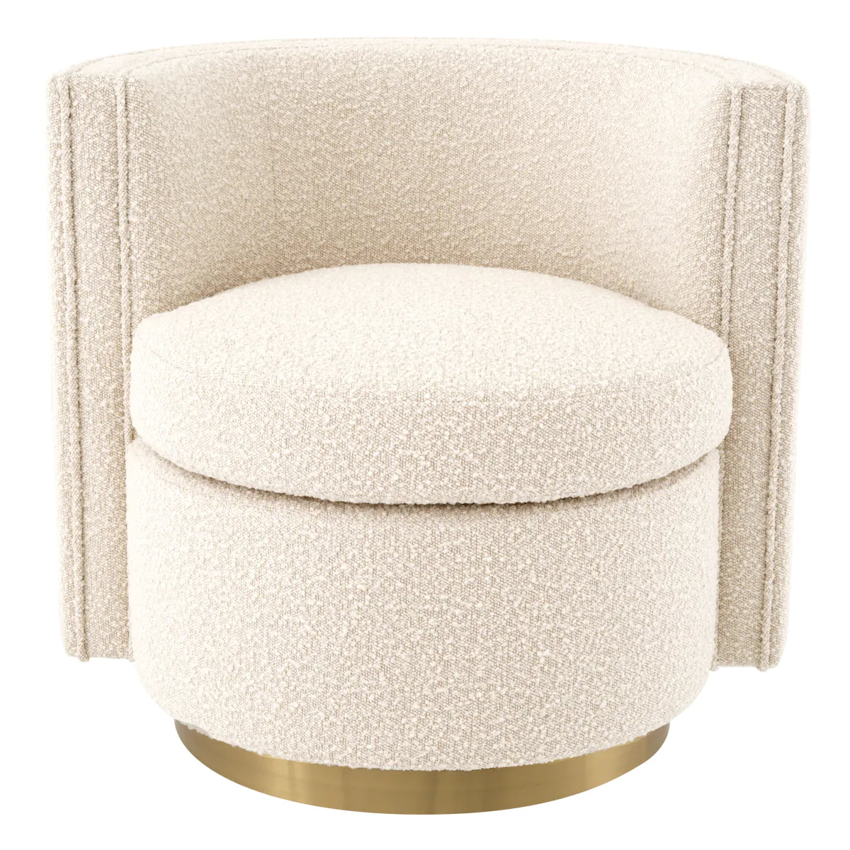 Amanda Swivel Chair - Bouclé Cream