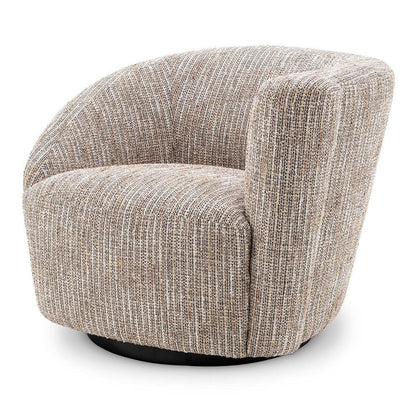 Colin Right Swivel Chair - Mademoiselle Beige