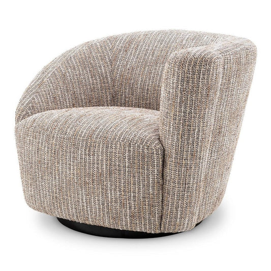 Colin Right Swivel Chair - Mademoiselle Beige