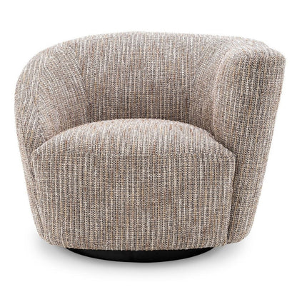 Colin Right Swivel Chair - Mademoiselle Beige