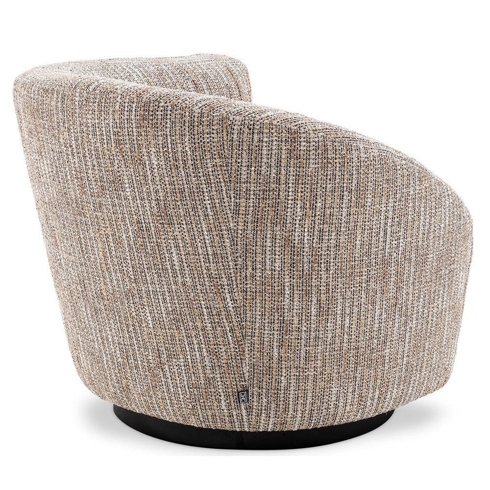 Colin Right Swivel Chair - Mademoiselle Beige