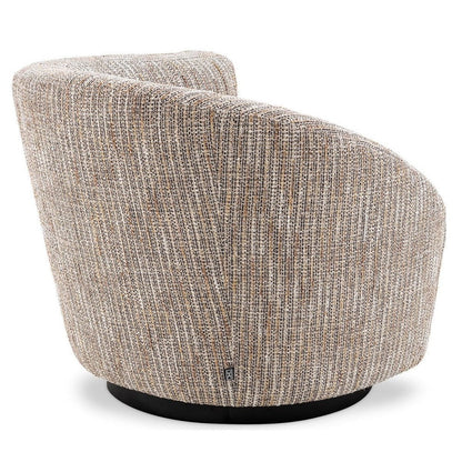 Colin Right Swivel Chair - Mademoiselle Beige