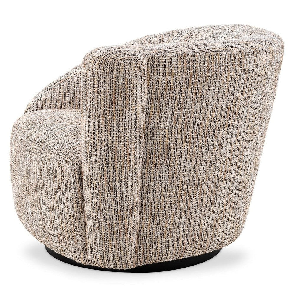 Colin Right Swivel Chair - Mademoiselle Beige