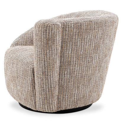 Colin Right Swivel Chair - Mademoiselle Beige