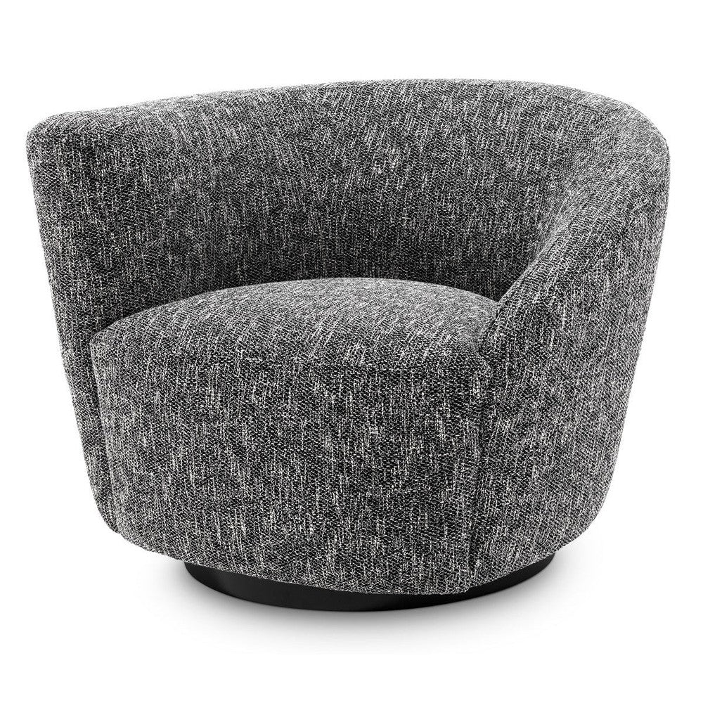 Colin Swivel Chair Left - Cambon Black