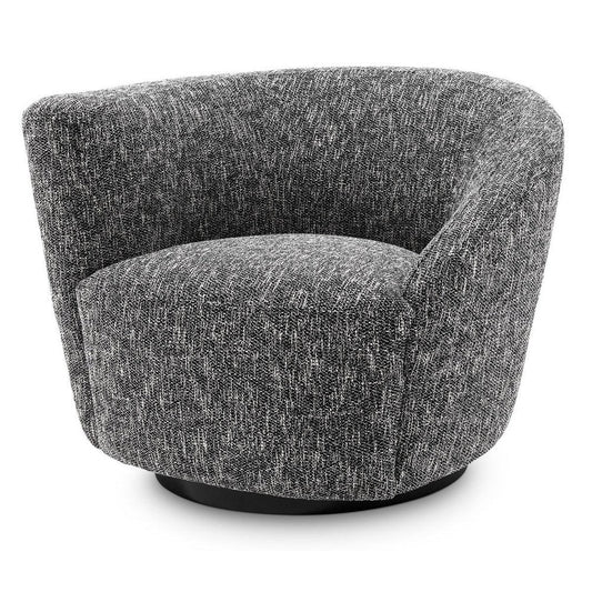 Colin Swivel Chair Left - Cambon Black