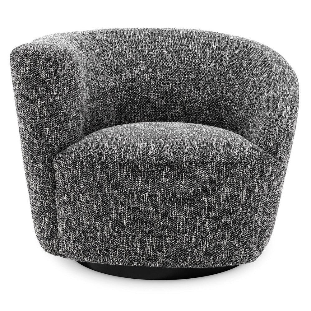 Colin Swivel Chair Left - Cambon Black