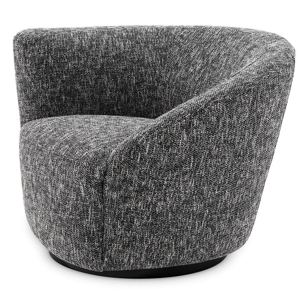Colin Swivel Chair Left - Cambon Black