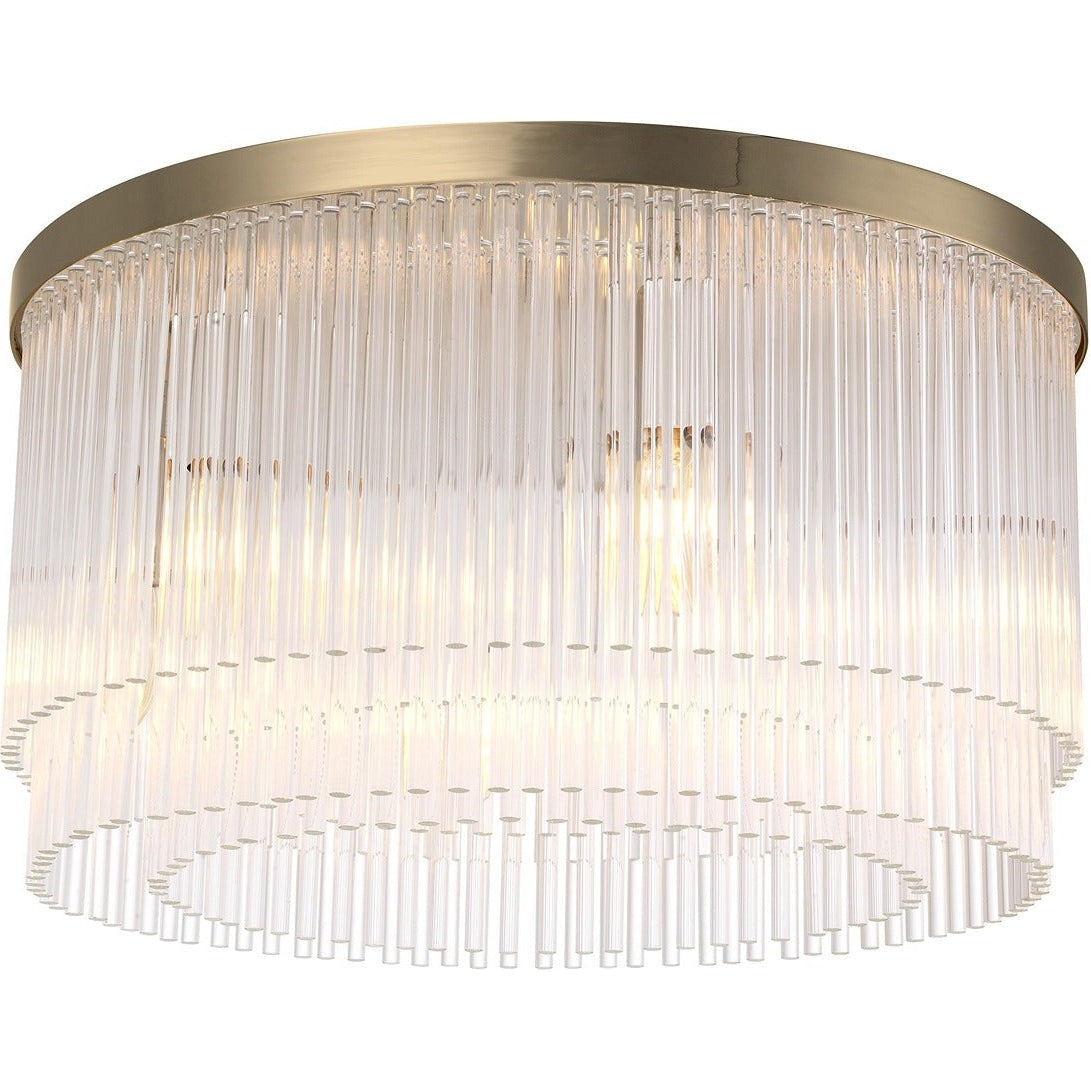 Hector Ceiling Lamp - Light Brushed Brass Finish