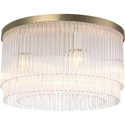 Hector Ceiling Lamp - Light Brushed Brass Finish