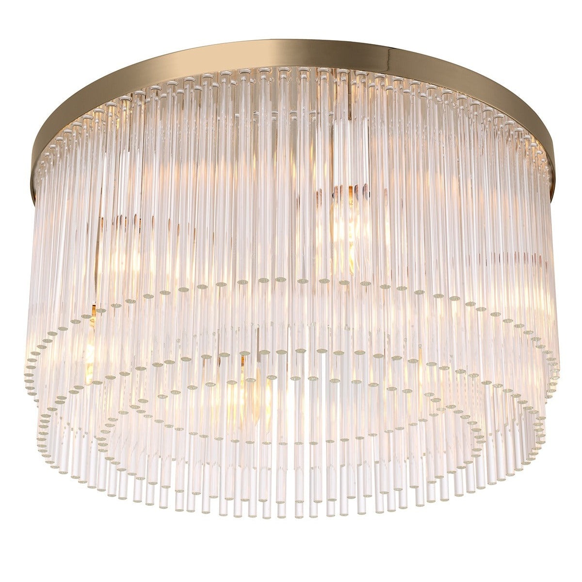 Hector Ceiling Lamp - Light Brushed Brass Finish