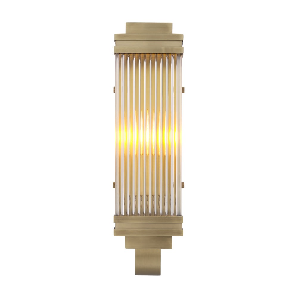 Bassett Wall Lamp in Antique Brass | Outlet
