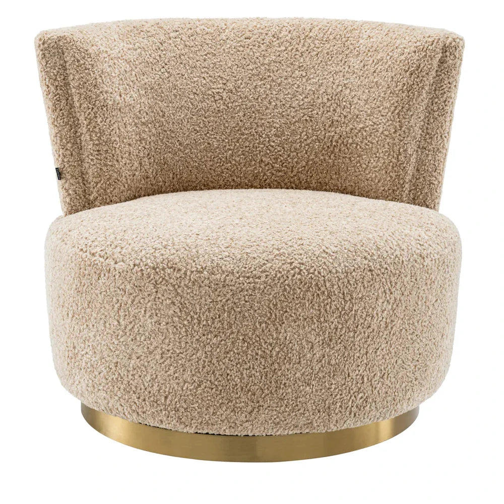 Swivel Chair - Alonso Canberra Sand