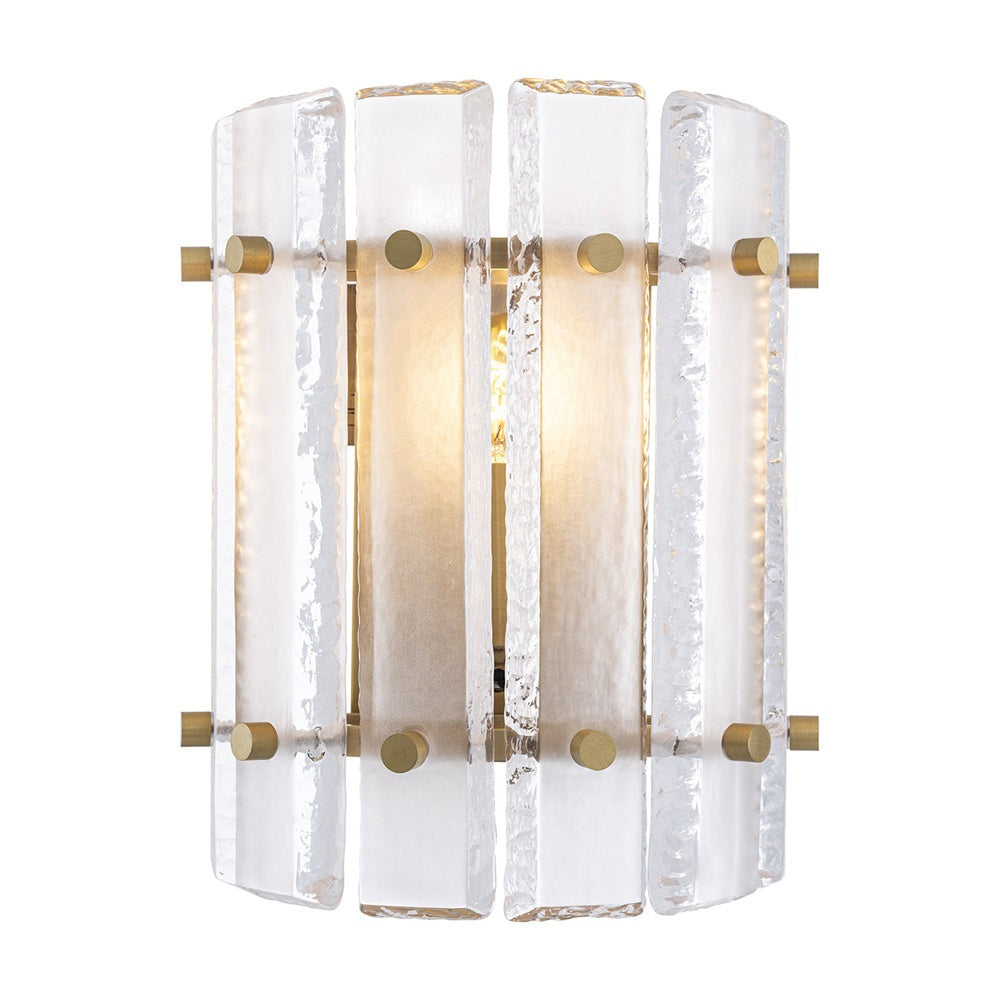 Blason Single Wall Lamp - Antique Brass