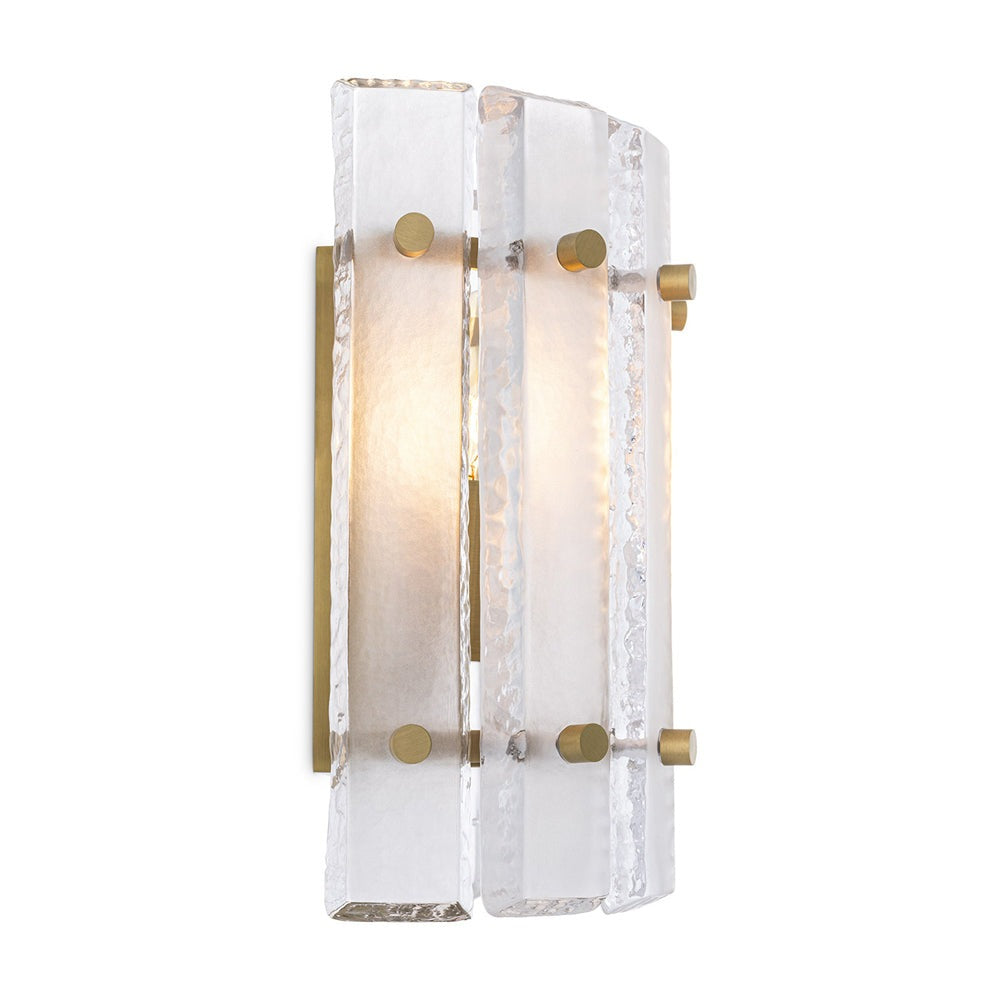 Blason Single Wall Lamp - Antique Brass