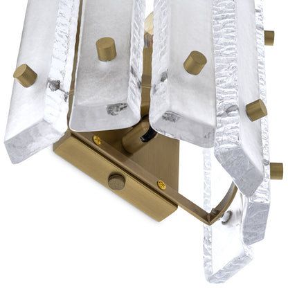 Blason Single Wall Lamp - Antique Brass