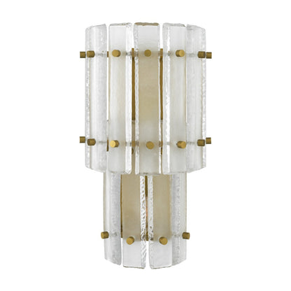 Blason Double Wall Lamp - Antique Brass