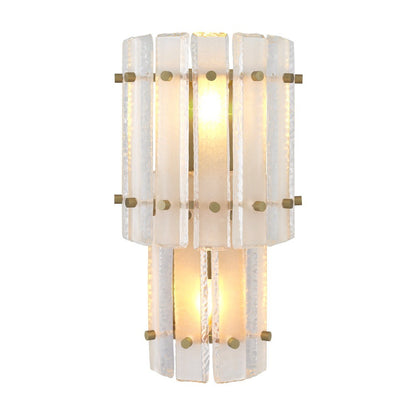 Blason Double Wall Lamp - Antique Brass