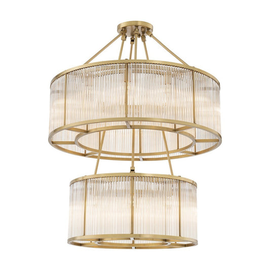 Bernardi Chandelier - Antique Brass