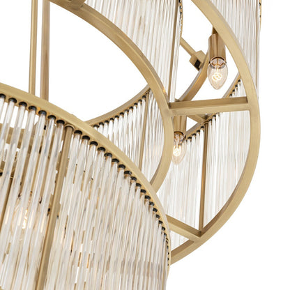 Bernardi Chandelier - Antique Brass