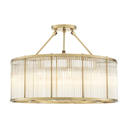 Large Bernardi Ceiling Lamp - Antique Brass