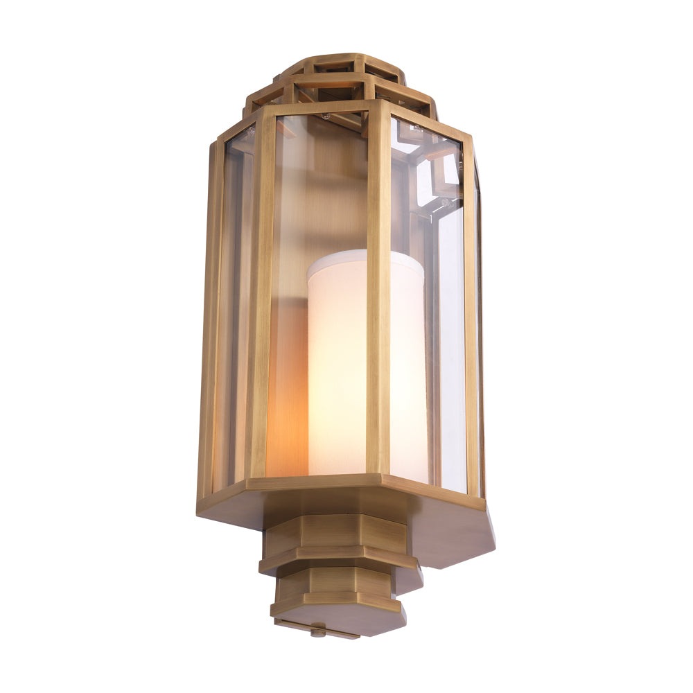 Monticello Wall Lamp - Antique Brass