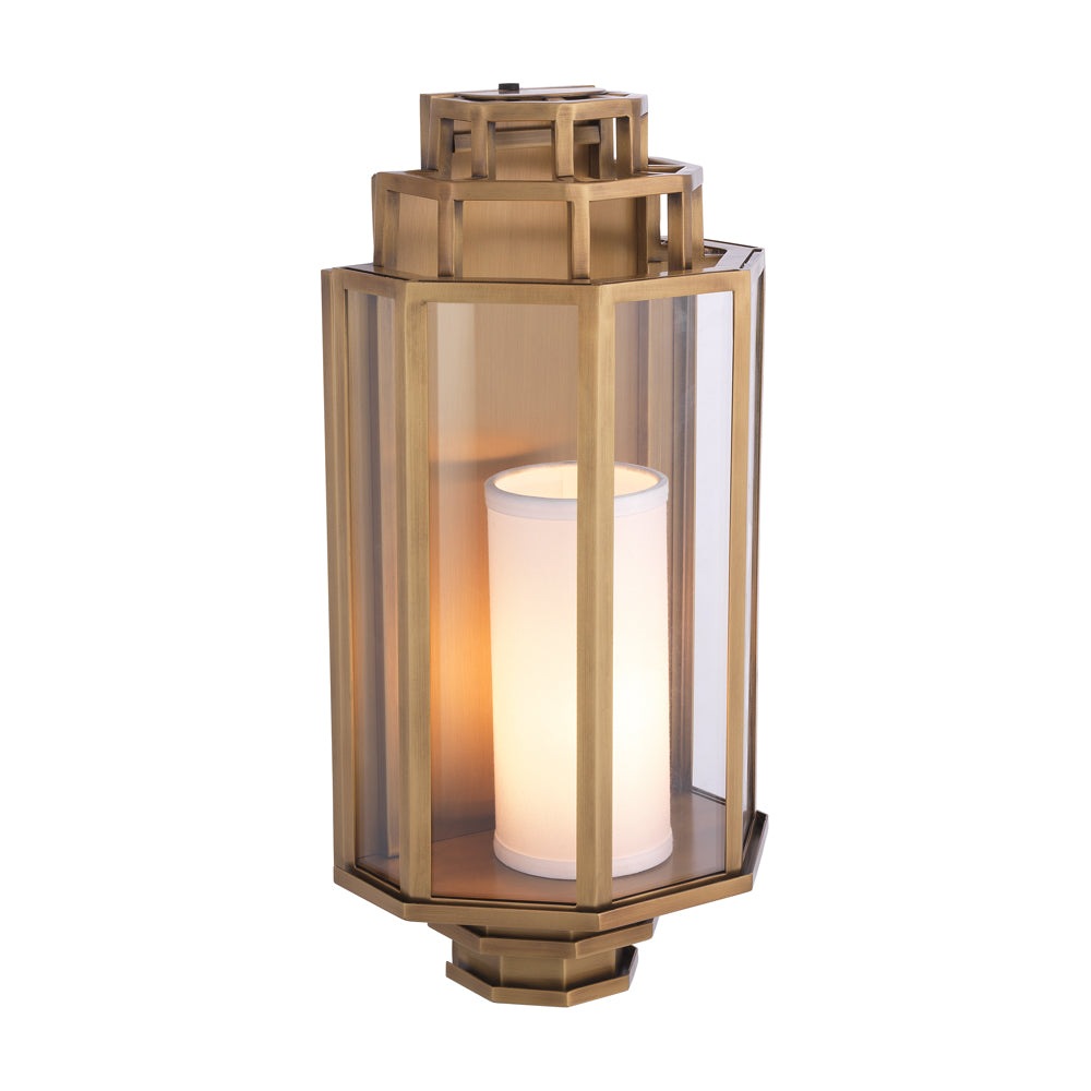 Monticello Wall Lamp - Antique Brass