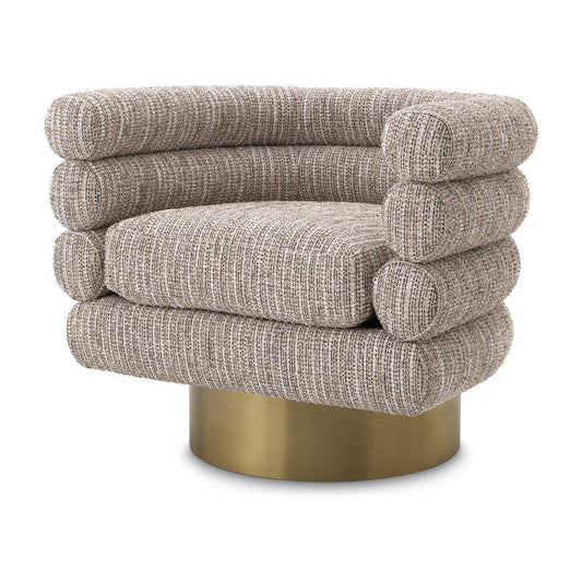 Maguire Swivel Chair - Mademoiselle Beige