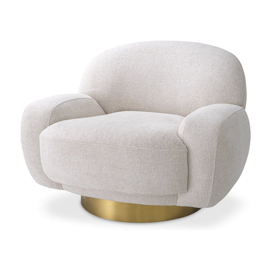 Udine Swivel Chair - lyssa Off-White